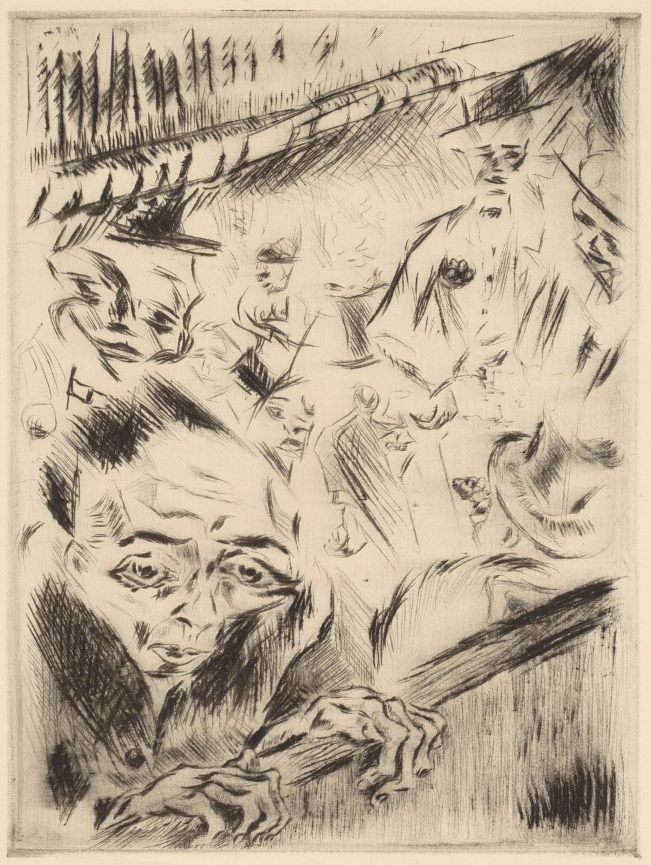 Robert no Teatro, 1918. de Walter Gramatte