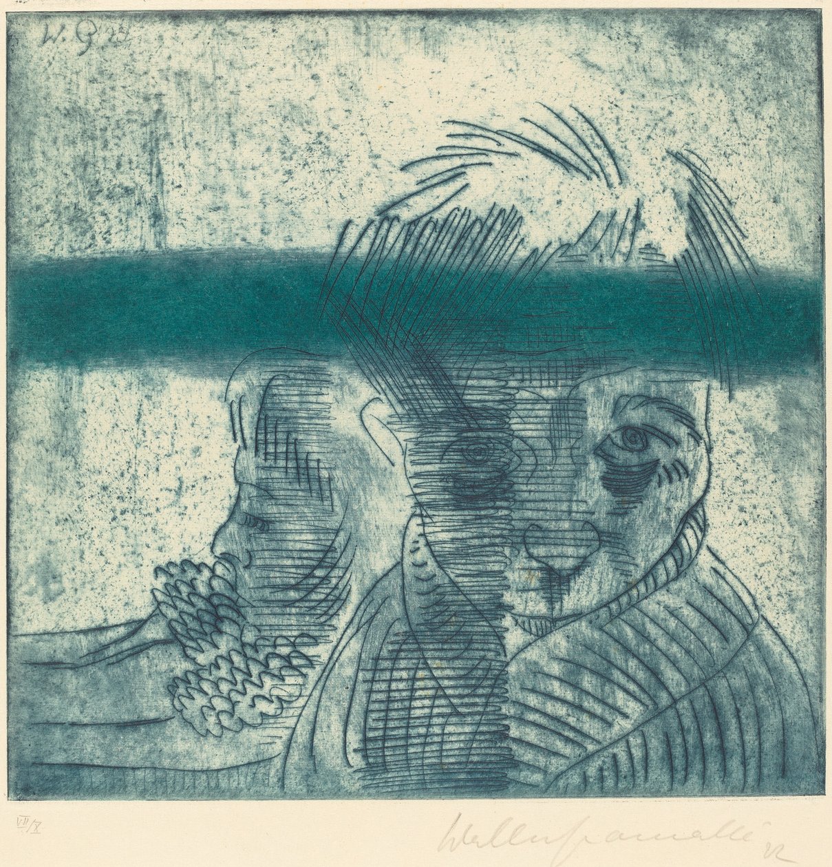 The Couple The Couple, 1922. de Walter Gramatte