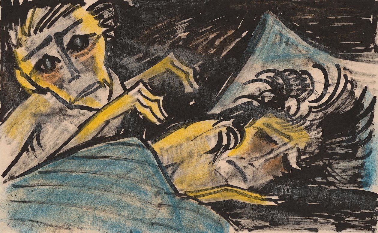 Zur Farblithographie Qual de Walter Gramatte