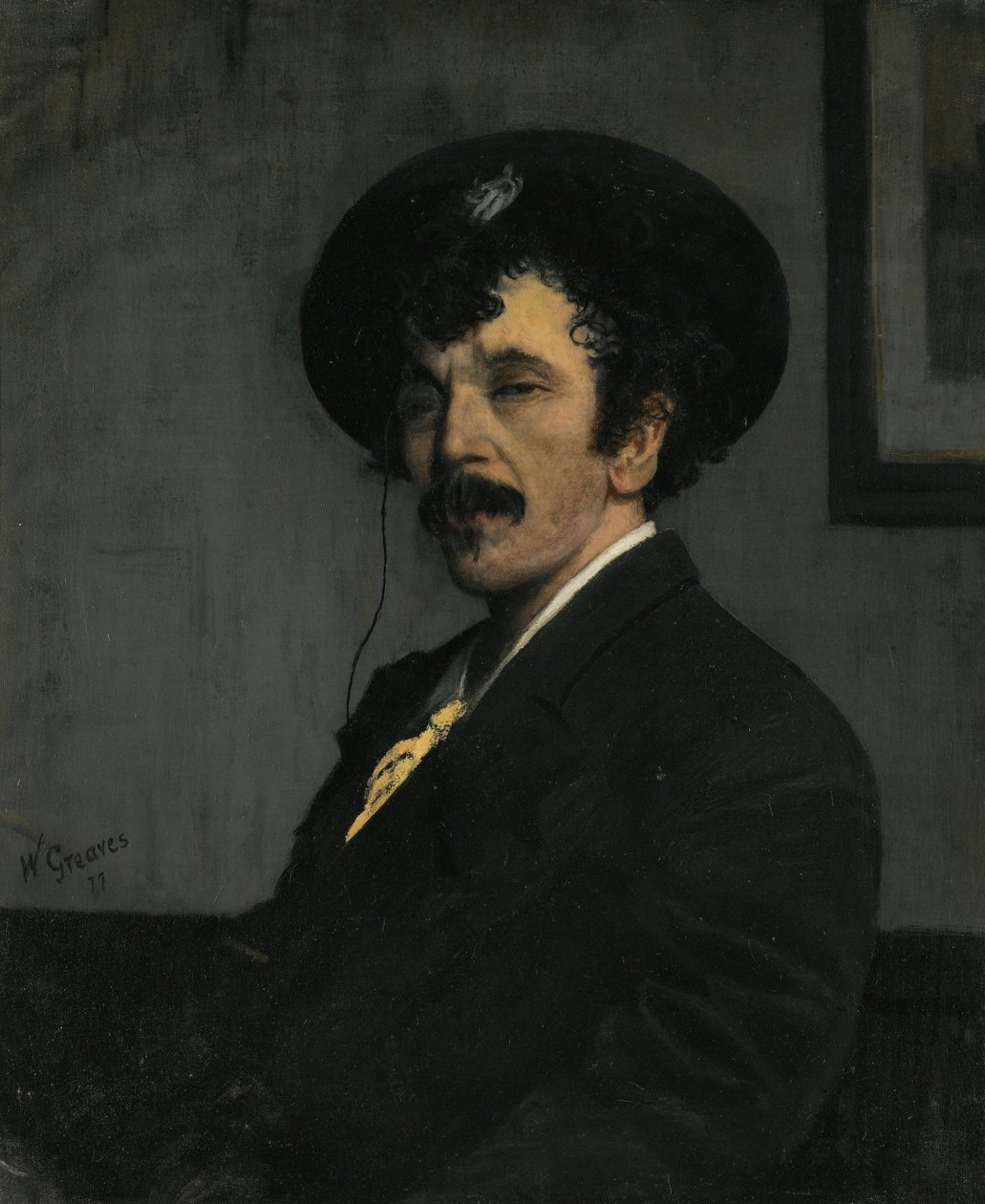 Retrato de James Abbott McNeill Whistler de Walter Greaves