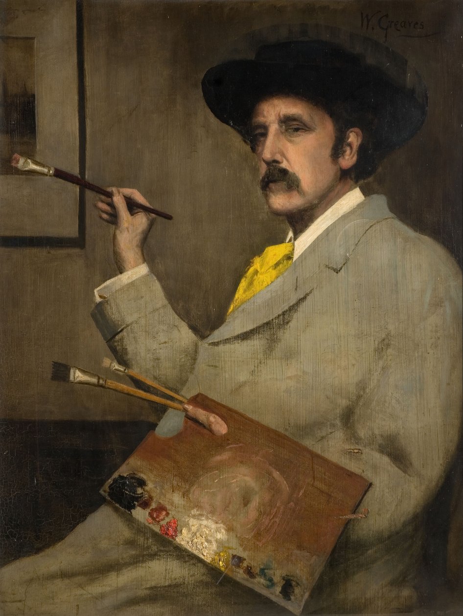 Retrato do Artista, 1910. de Walter Greaves