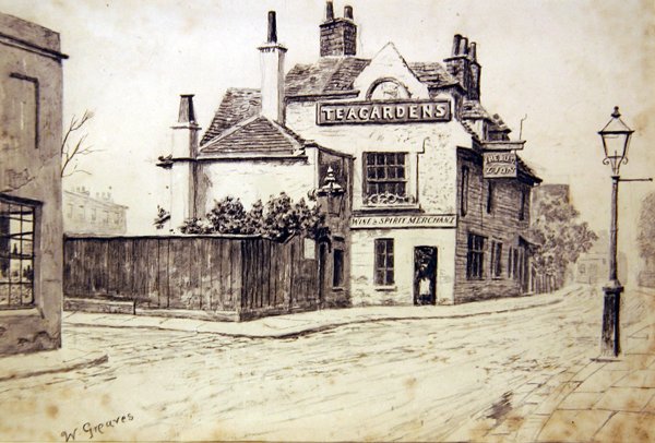 O Leão Negro, Old Church Street, Chelsea de Walter Greaves