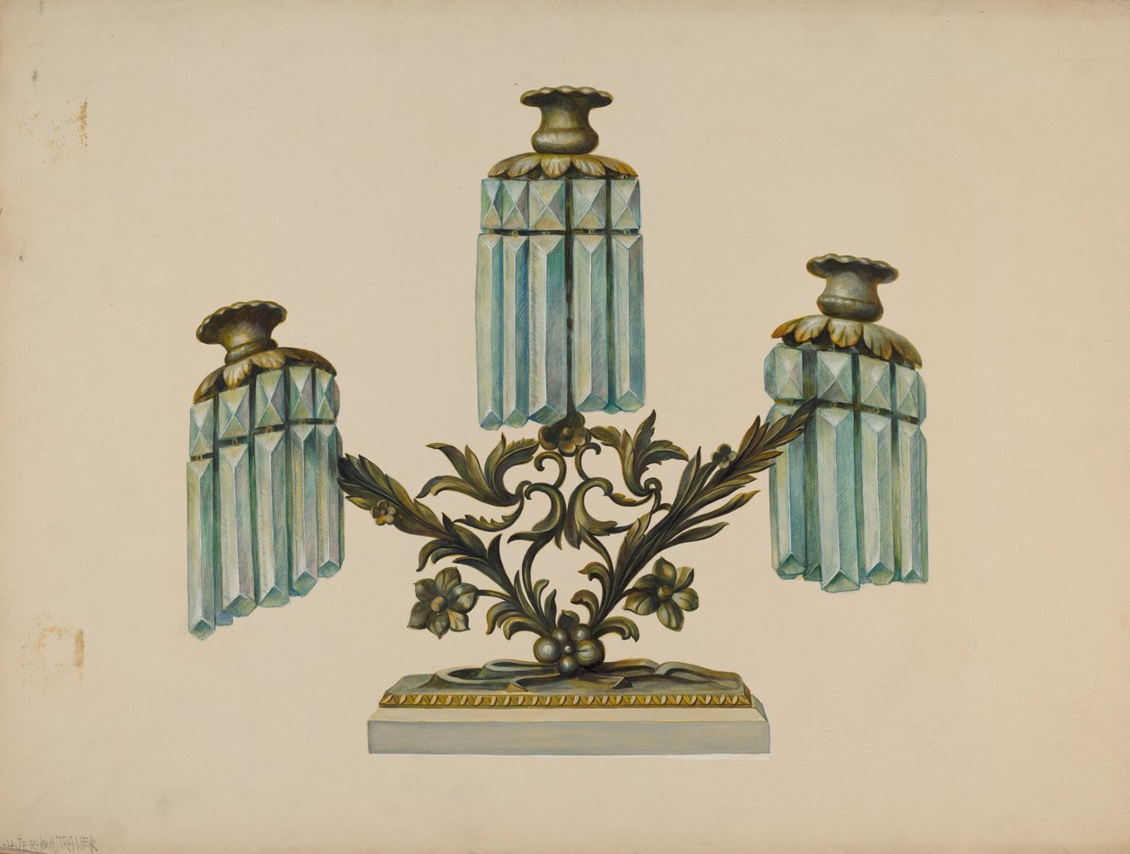 Candelabra, c. 1938. de Walter Hochstrasser