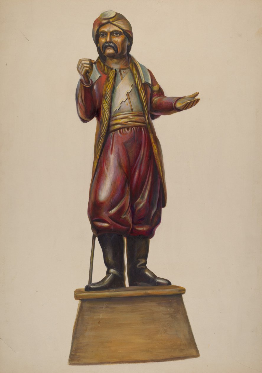 Cigar Store Figure, c. 1937. de Walter Hochstrasser