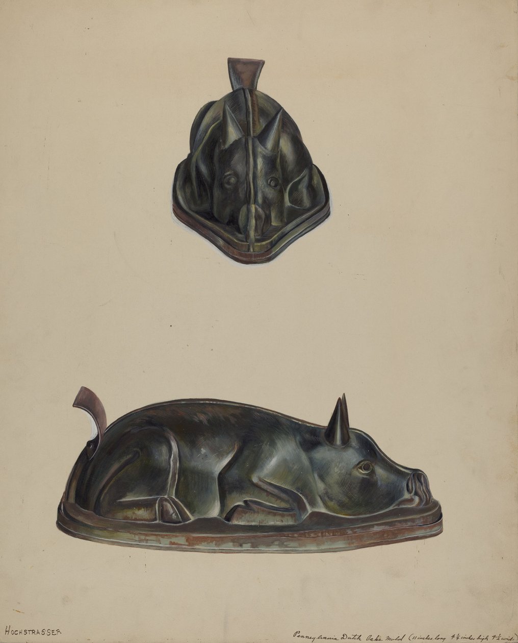 Pai. Molde Alemão para Bolos, 19351942. de Walter Hochstrasser