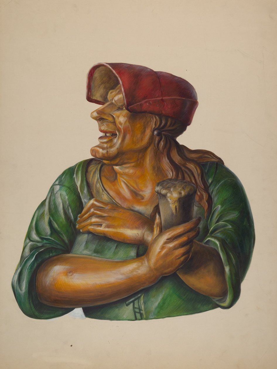 Tavern Figure, c. 1937. de Walter Hochstrasser