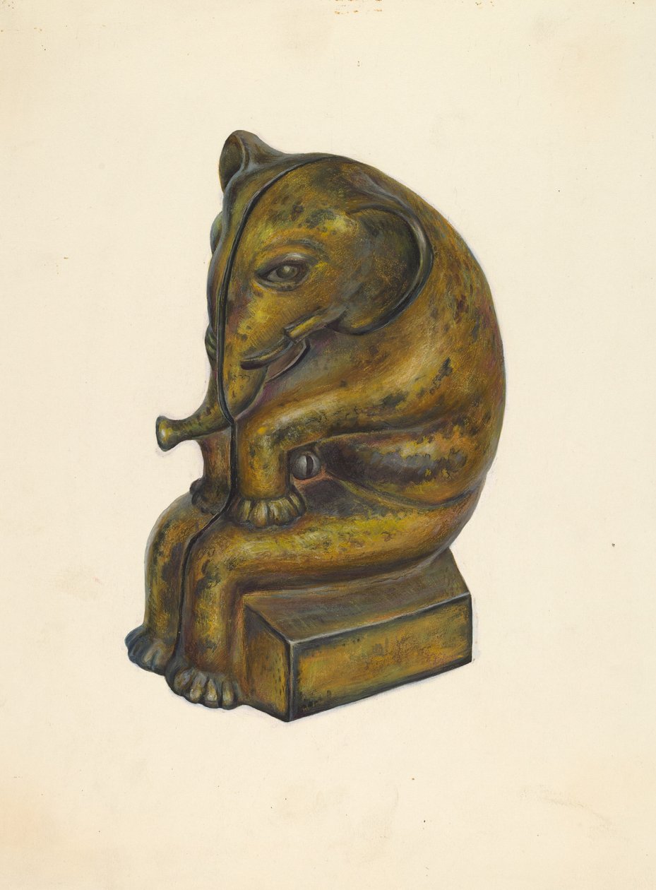 Toy Bank: Elefante, c. 1939. de Walter Hochstrasser