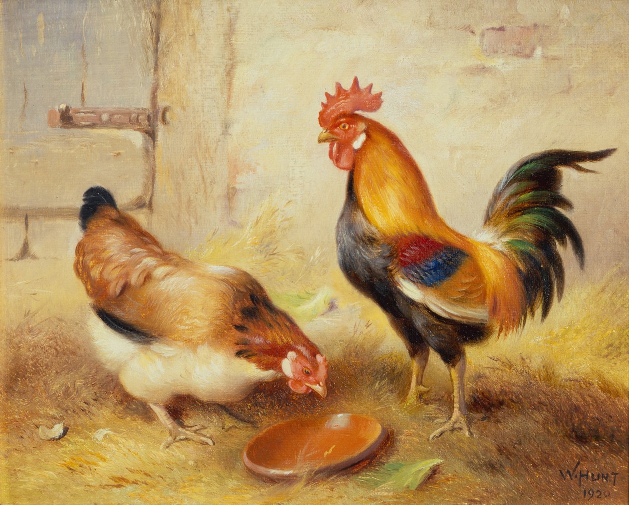 Alimentação de galinhas de Walter Hunt