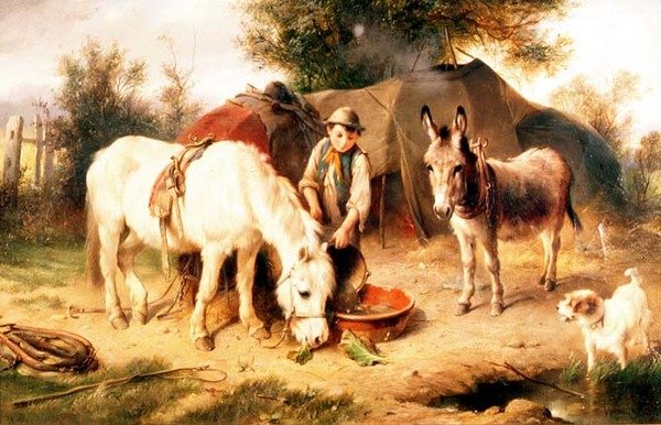 O acampamento cigano de Walter Hunt