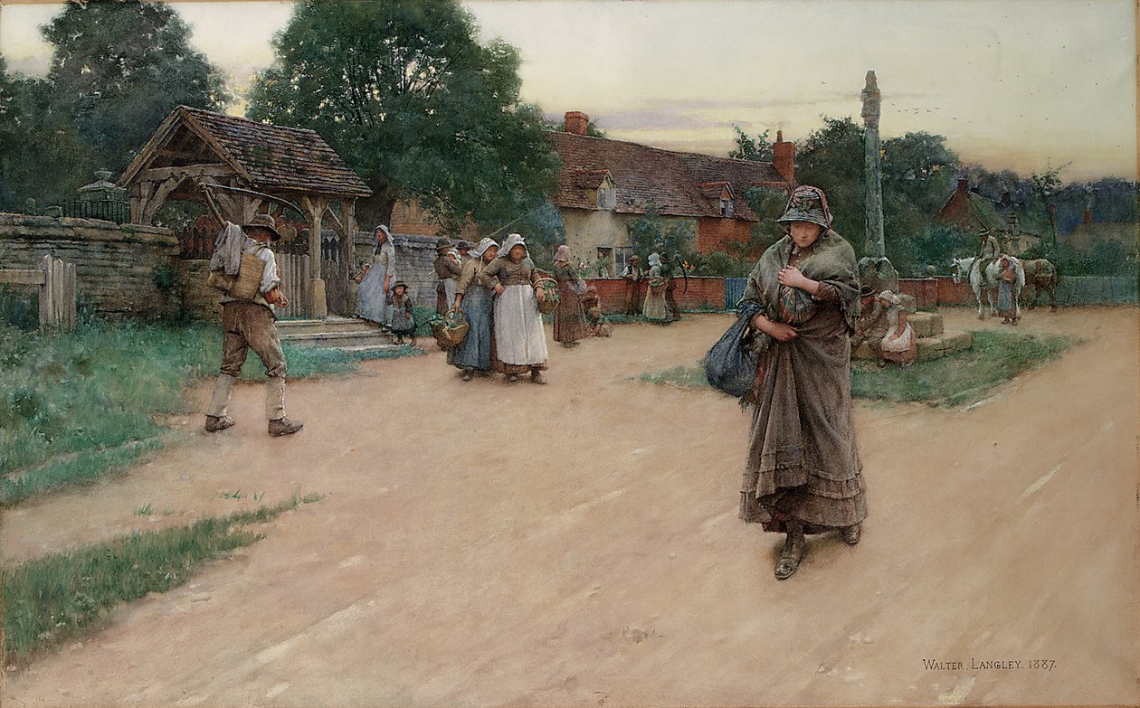 Traído, 1887 de Walter Langley