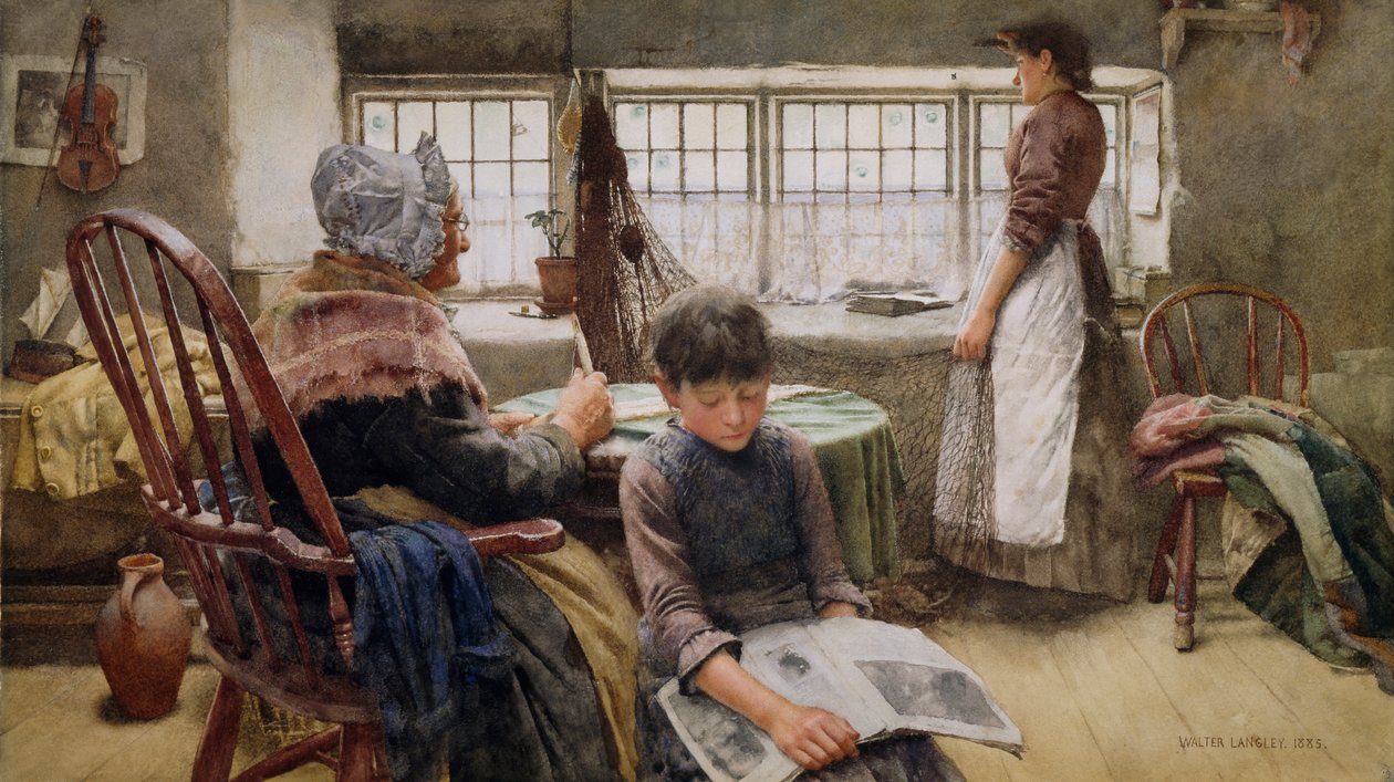 Memórias, 1885 de Walter Langley