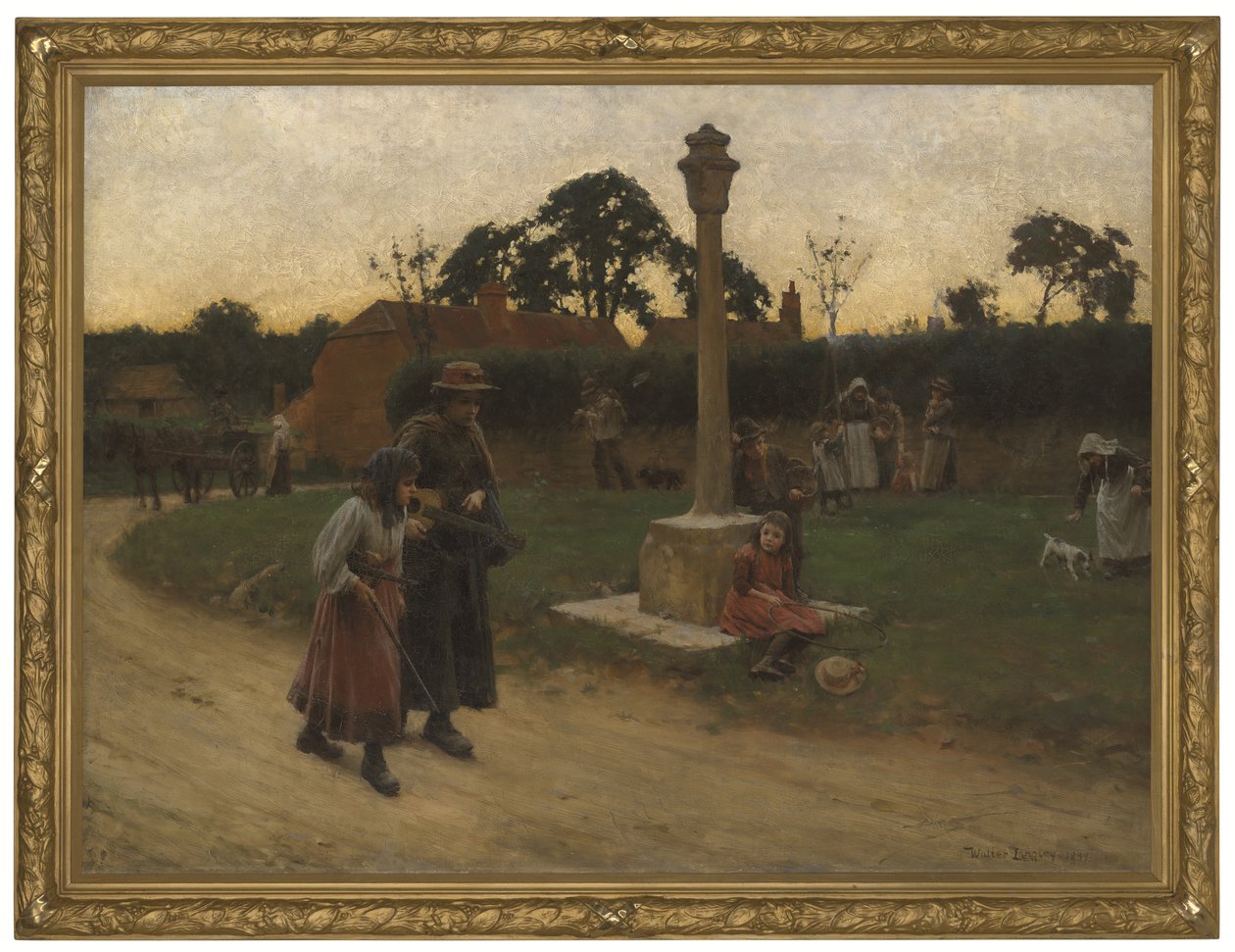 Músicos errantes (emoldurados) de Walter Langley