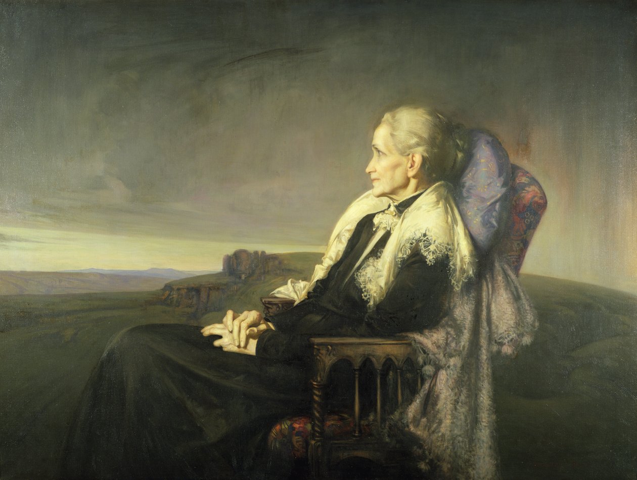 Retrato da minha mãe de Walter Launt Palmer