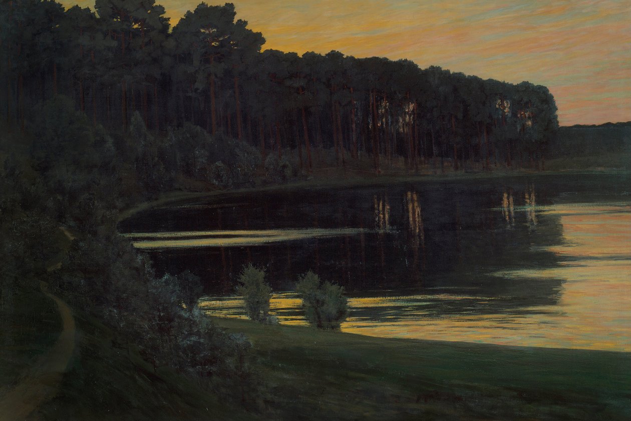 Lago Grunewald, 1895 de Walter Leistikow