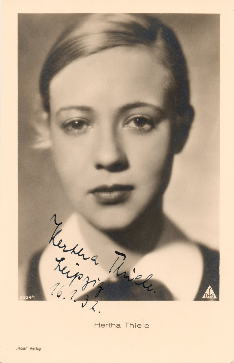 Retrato de Hertha Thiele de Walter Limot