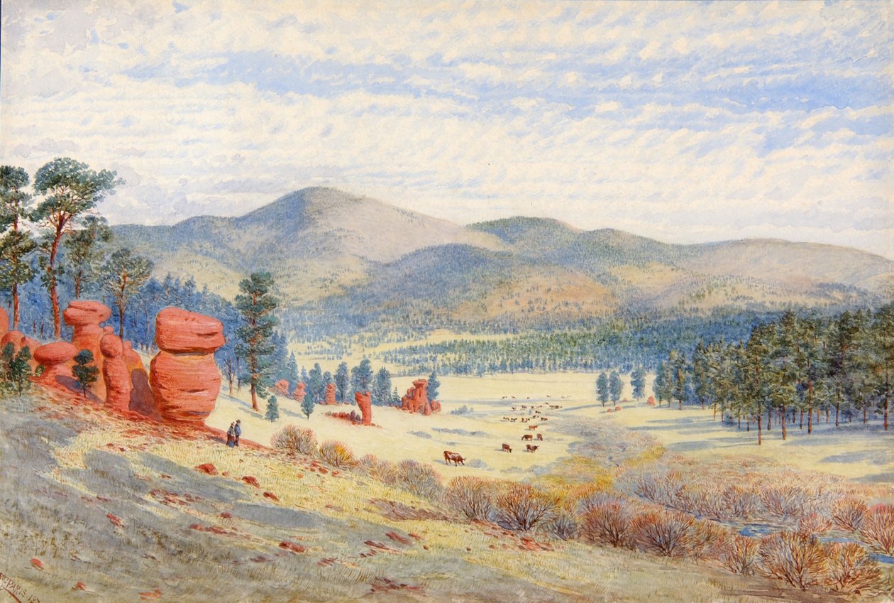 Em Monument Park, Colorado, 1874. de Walter Paris