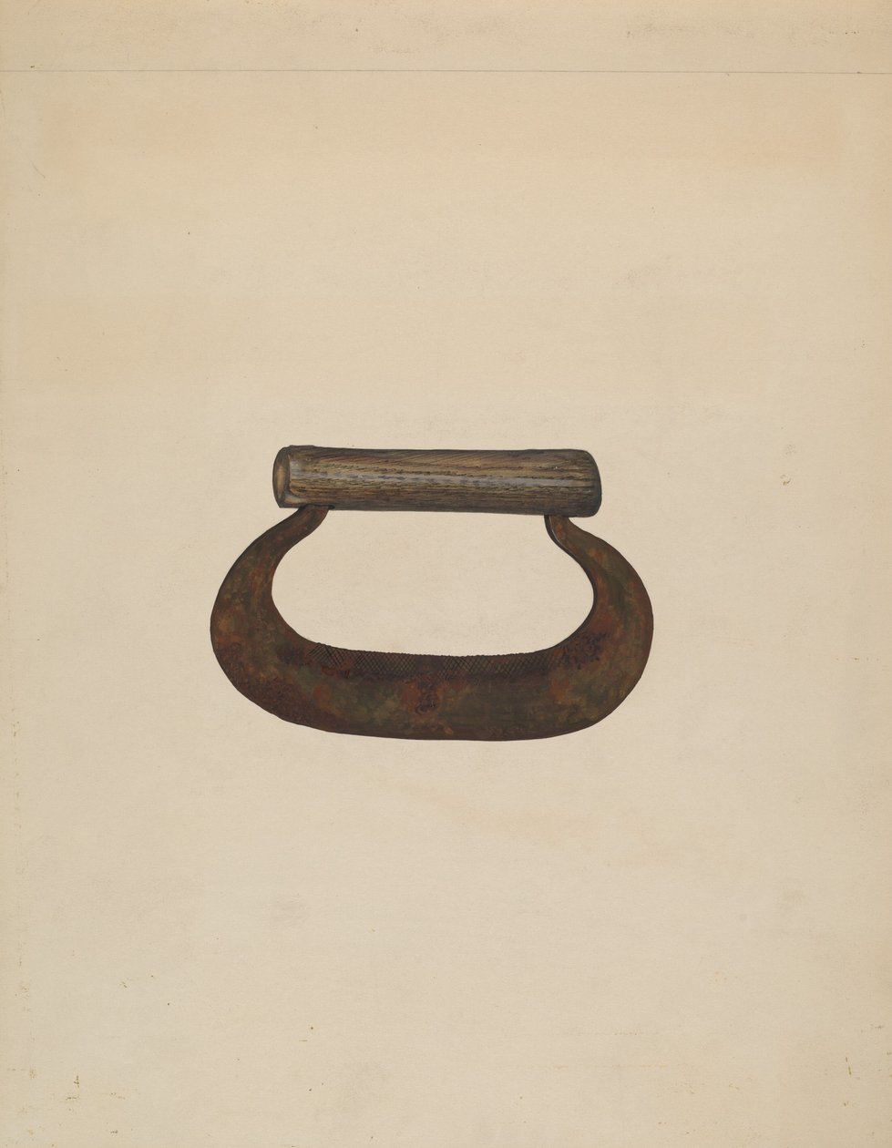 Faca de cortar, c. 1937. de Walter Praefke