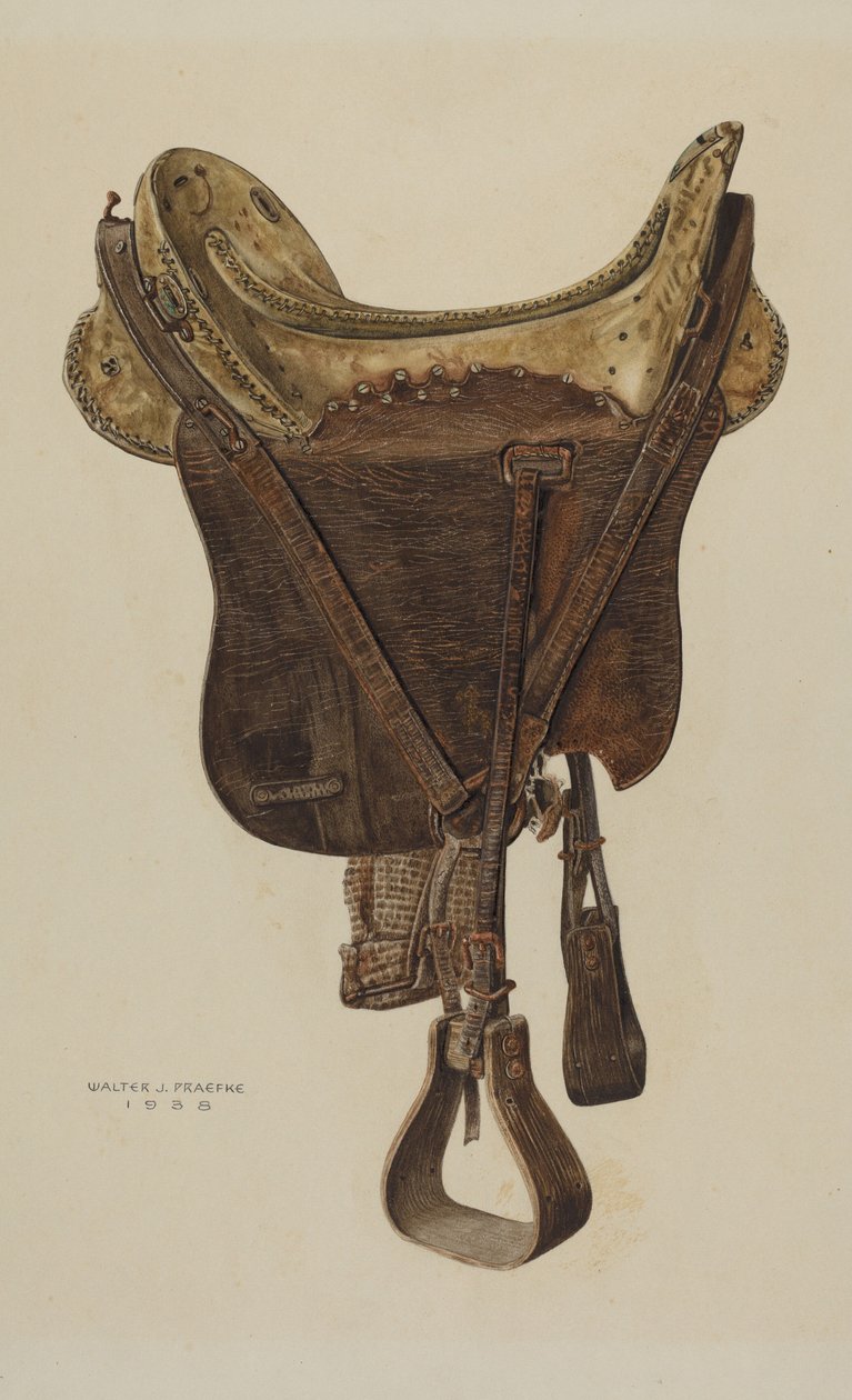 McLellan Saddle, 1938. de Walter Praefke