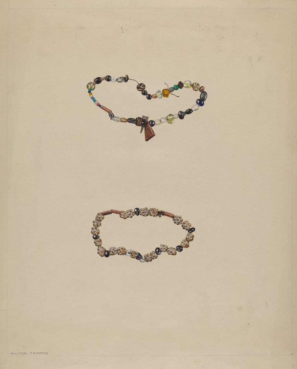 Trade Beads, c. 1936. de Walter Praefke