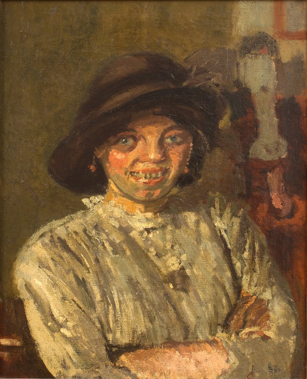 Galinha, c. 1914 (Óleo sobre tela) de Walter Richard Sickert