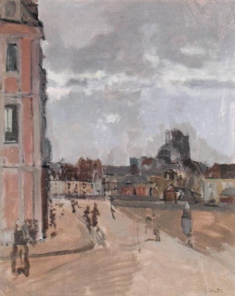 Dieppe, Looking Towards St Jacques, c.1898 (óleo sobre tela) de Walter Richard Sickert