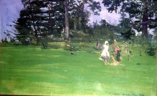 Números em um gramado de Walter Richard Sickert