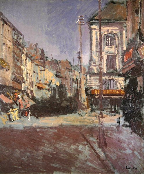 La Grande Rue, Dieppe (óleo sobre tela) de Walter Richard Sickert