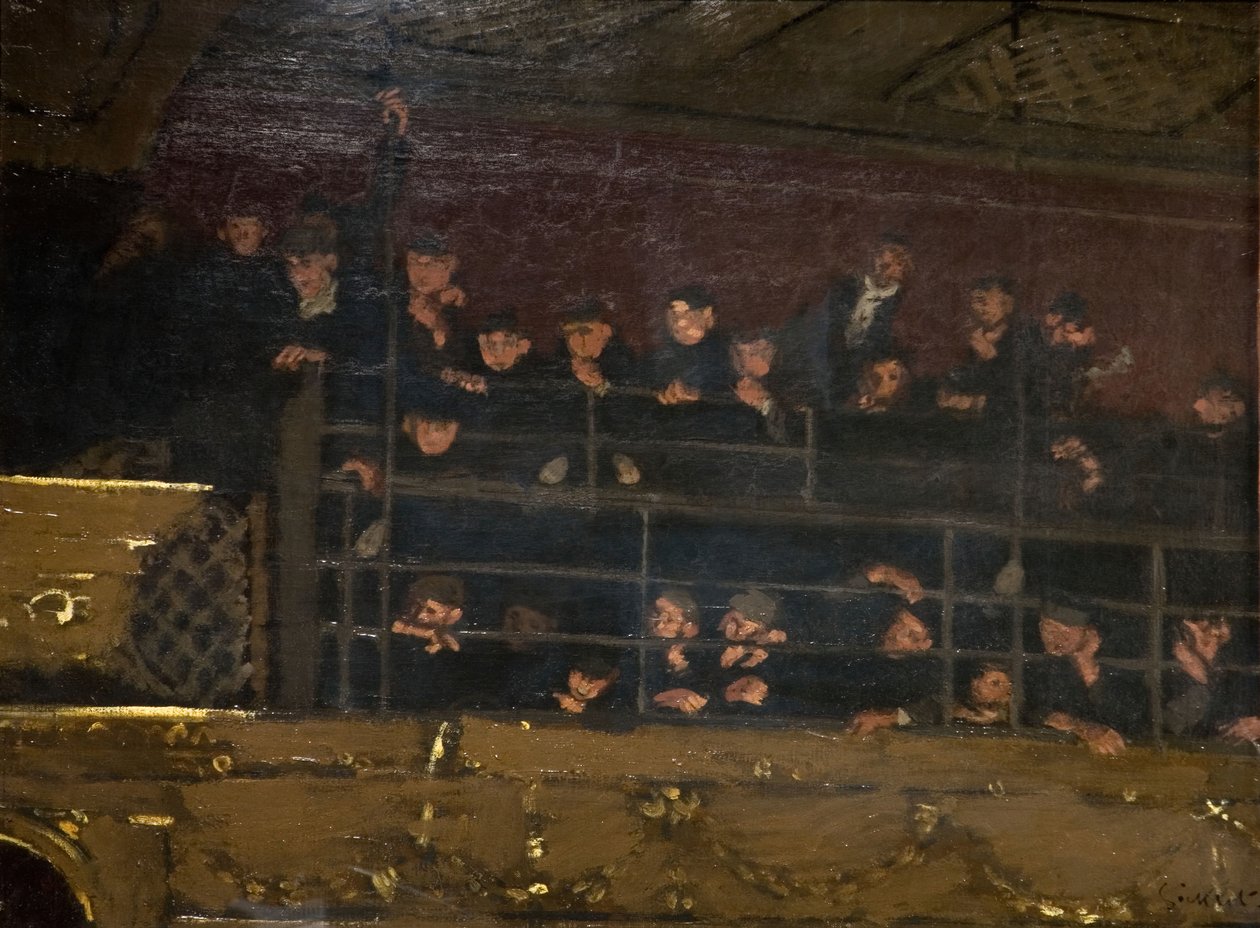 Noctes Ambrosionae , Gallery Of The Old Mogul, 1906-07.   de Walter Richard Sickert