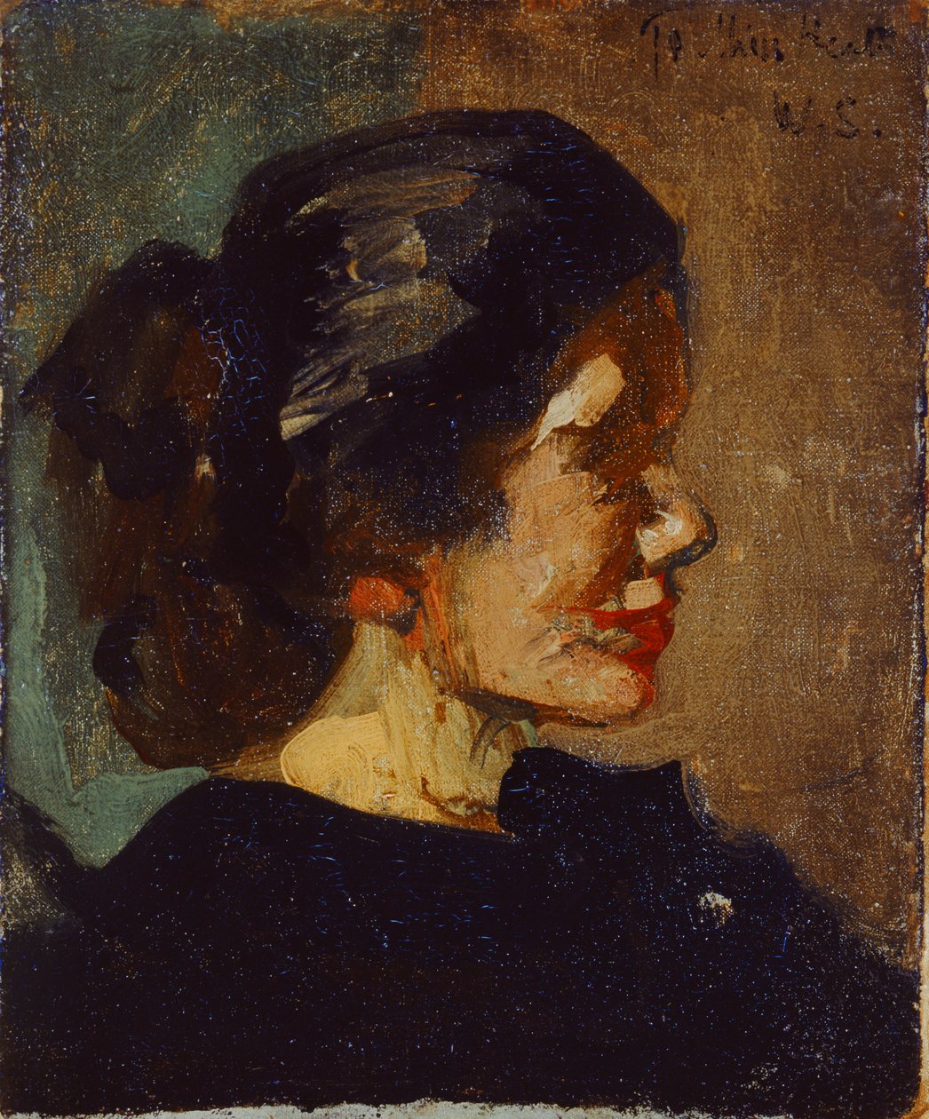 Retrato de Ellen Heath (óleo sobre tela) de Walter Richard Sickert