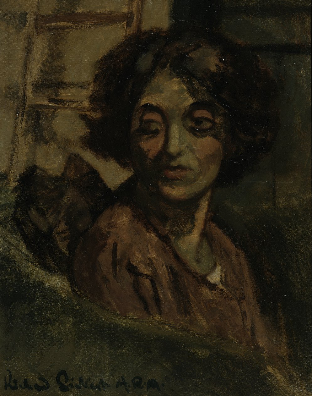 Retrato de uma mulher - Therese Lessore, c.1927 de Walter Richard Sickert