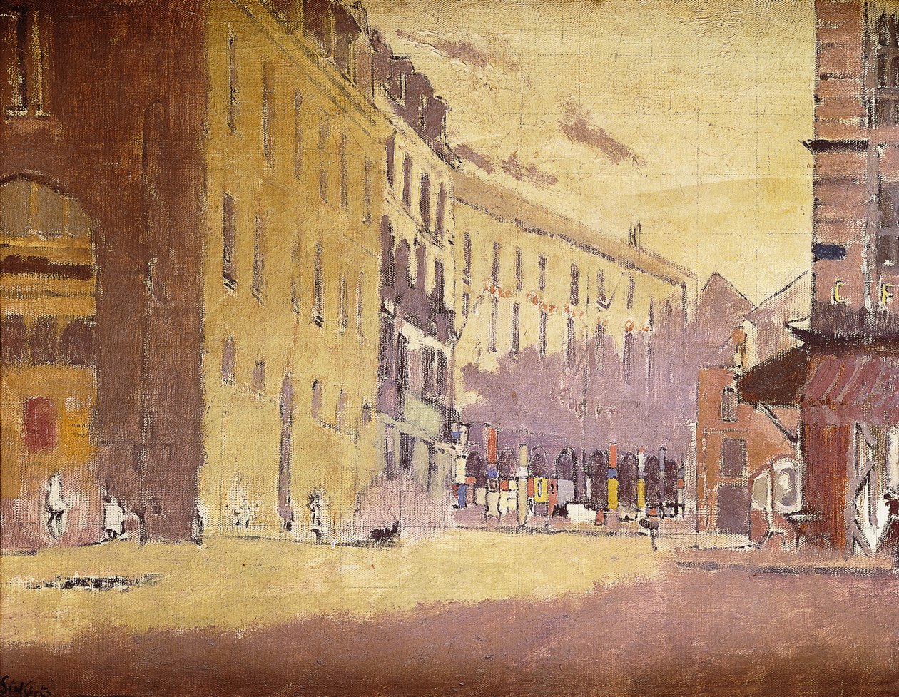 Rua em Dieppe, de Walter Richard Sickert