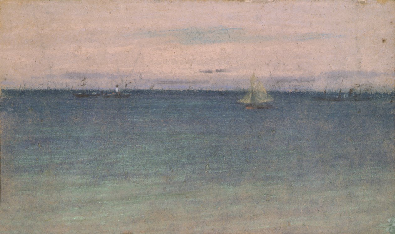 Paisagem marítima (óleo sobre tela) de Walter Richard Sickert
