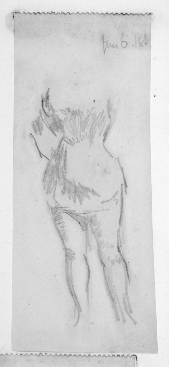 Esboço de uma figura feminina de Walter Richard Sickert