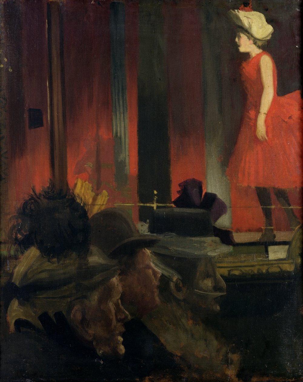 O Music Hall, 1889 de Walter Richard Sickert
