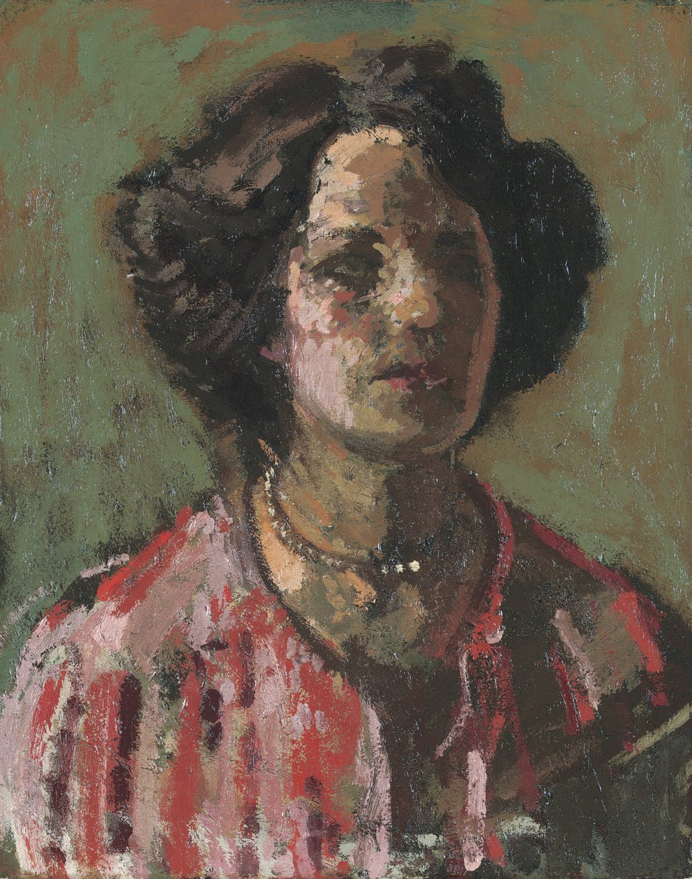 O colar de pérolas, c.1907-08 de Walter Richard Sickert