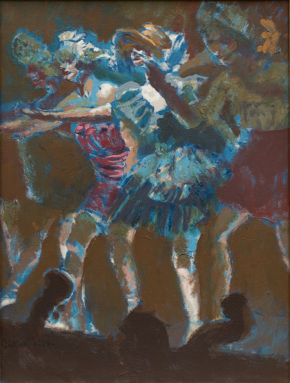 As raparigas do Plaza Tiller de Walter Richard Sickert