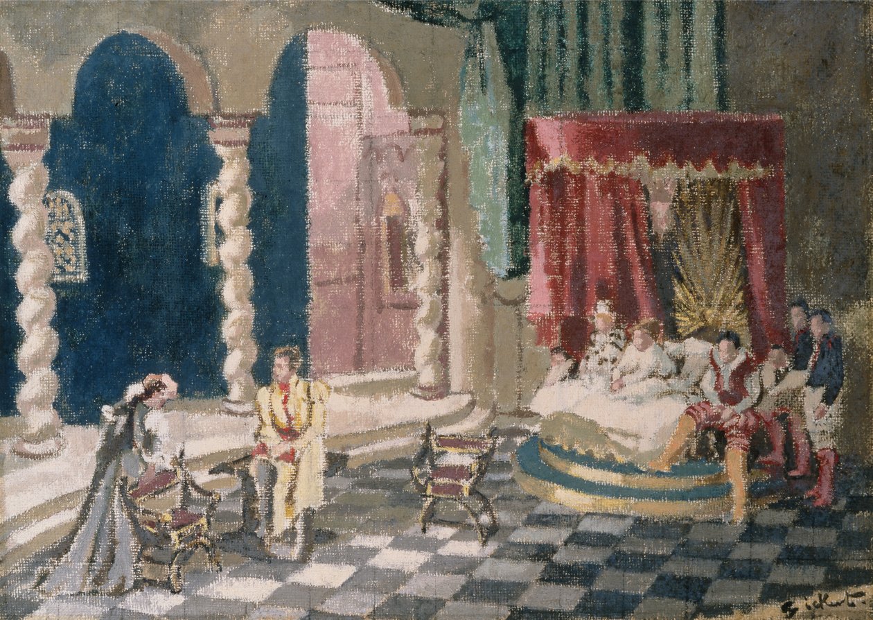 A Megera Domada (óleo sobre tela) de Walter Richard Sickert