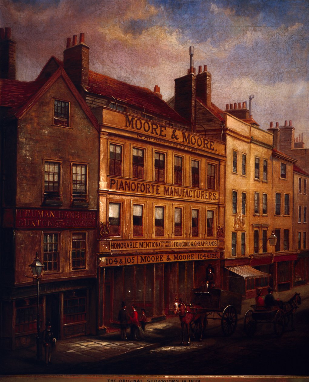 Bishopsgate, Londres, em 1871, 1872 de Walter Riddle