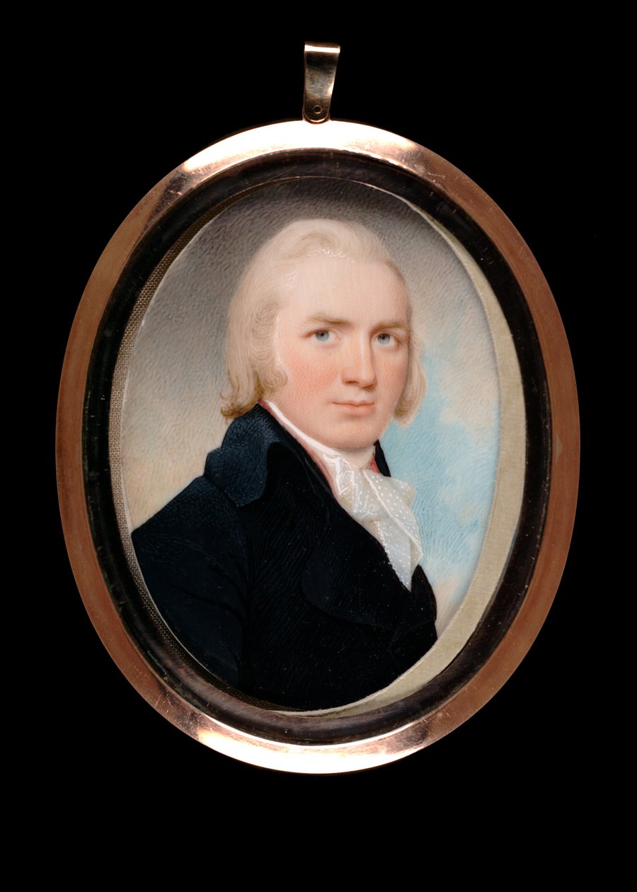 Retrato de um cavalheiro, ca. 1796. de Walter Robertson