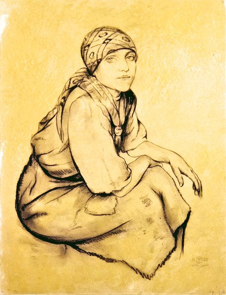 Uma Mulher Cigana de Walter Sauer