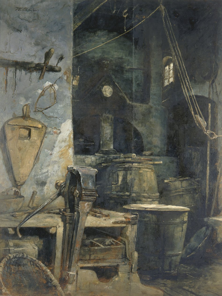 Bell Foundry, Alemanha, ca. 1874. de Walter Shirlaw