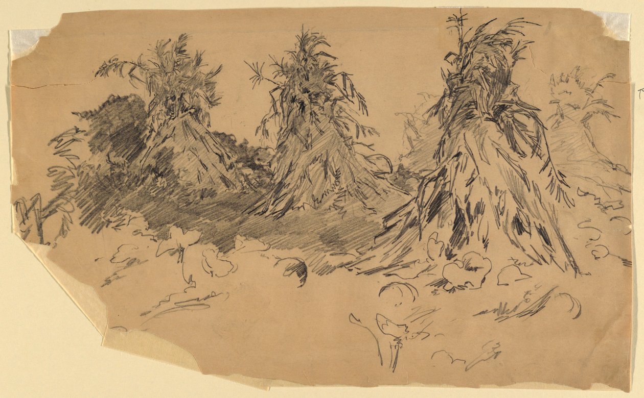 Talos de milho de Walter Shirlaw