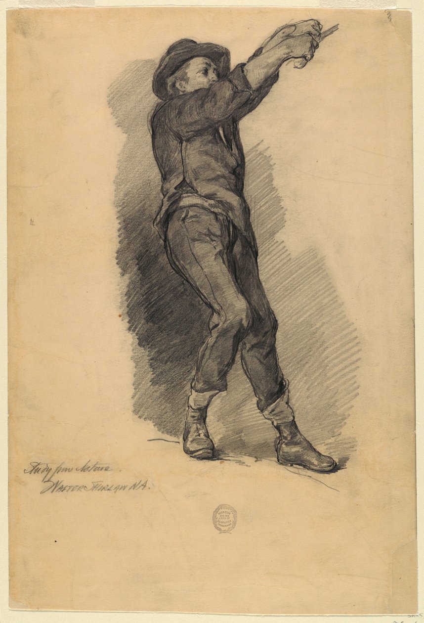 Desenho (EUA), 1875-80 de Walter Shirlaw