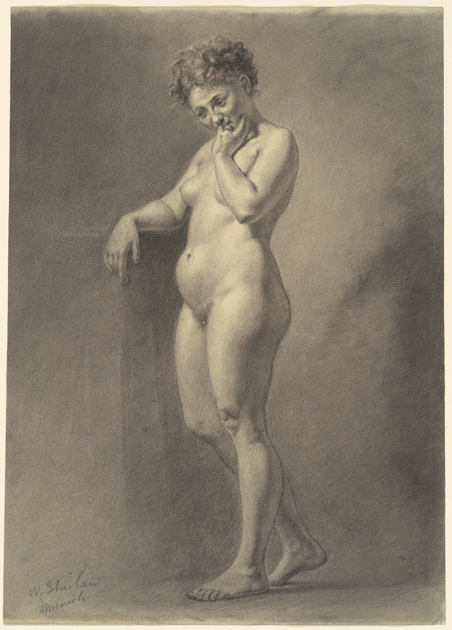 Nu feminino de Walter Shirlaw