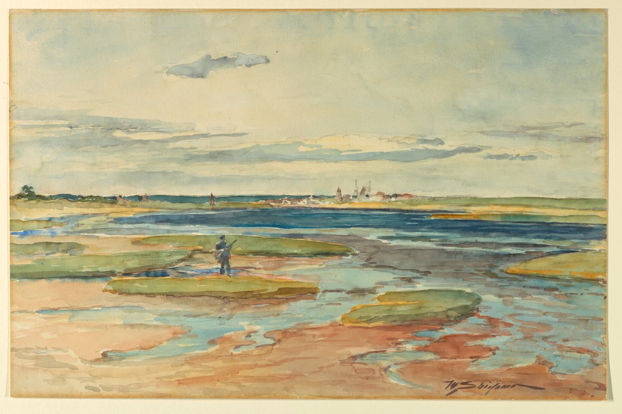 Maré baixa, Annisquam de Walter Shirlaw