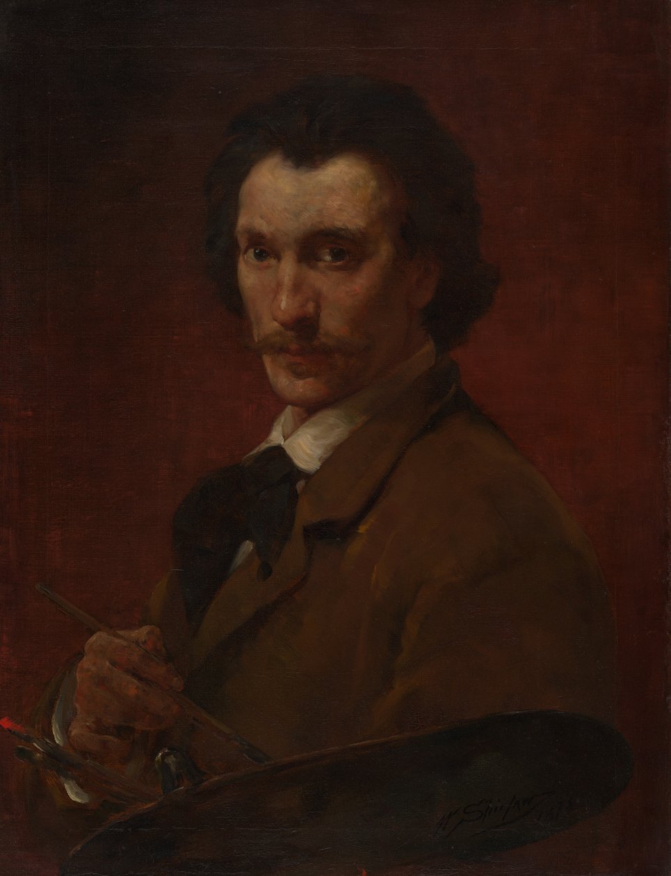 Autorretrato de Walter Shirlaw