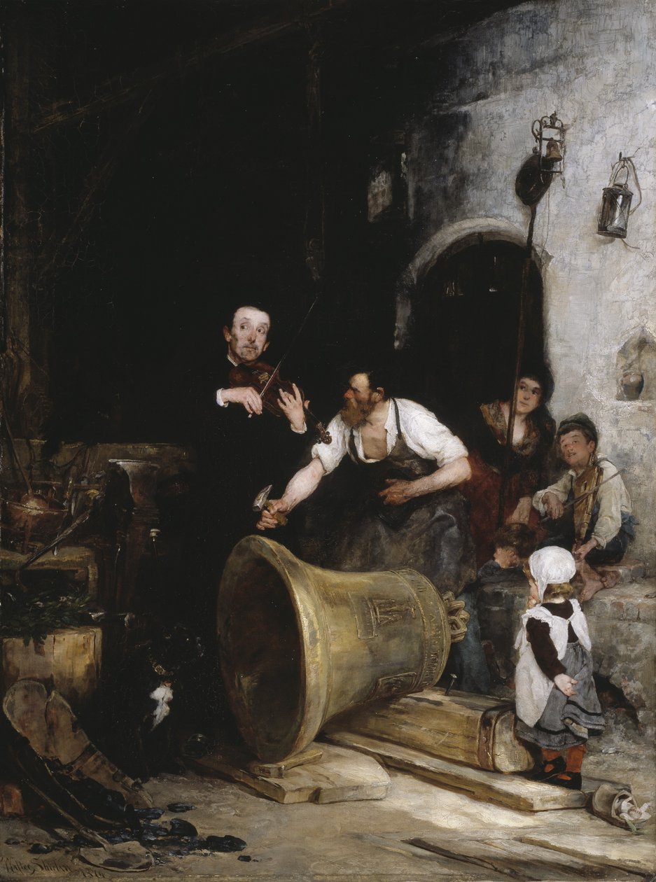 Toning the Bell, 1874 de Walter Shirlaw