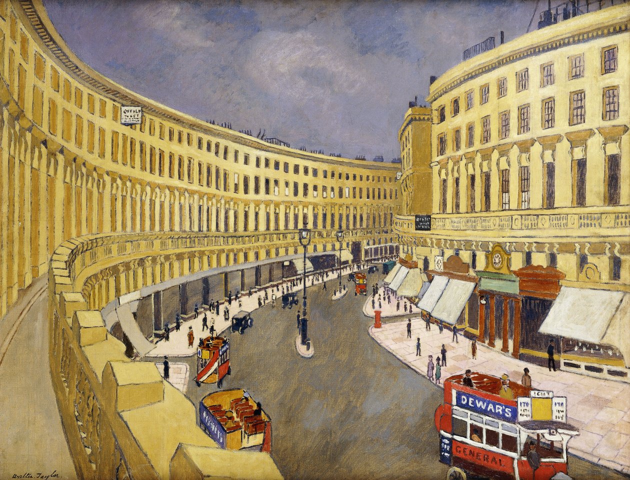 Regent Street, Londres de Walter Taylor