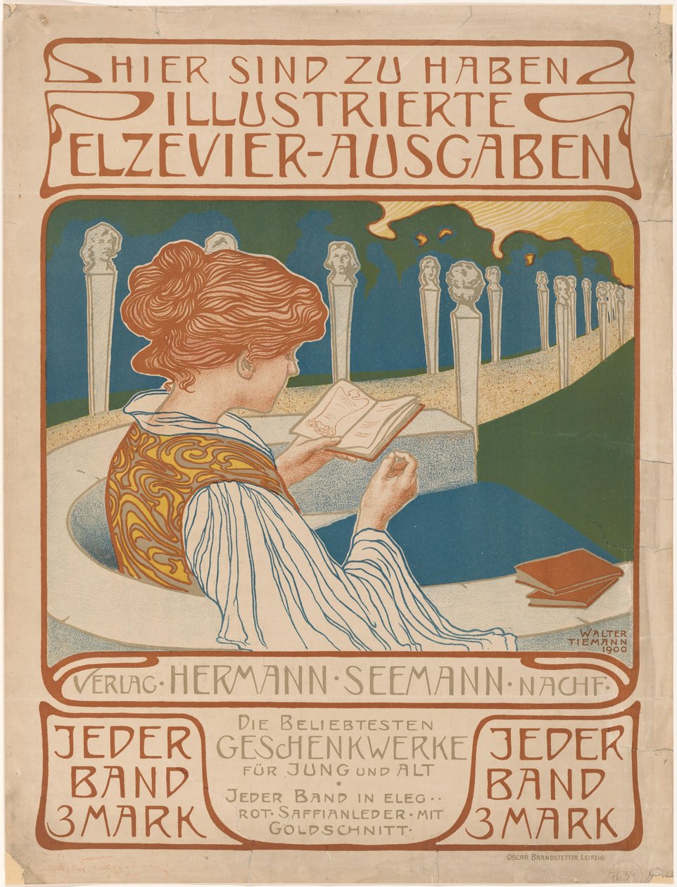 Cartaz do editor Hermann Seemann Nachfolger de Walter Tiemann