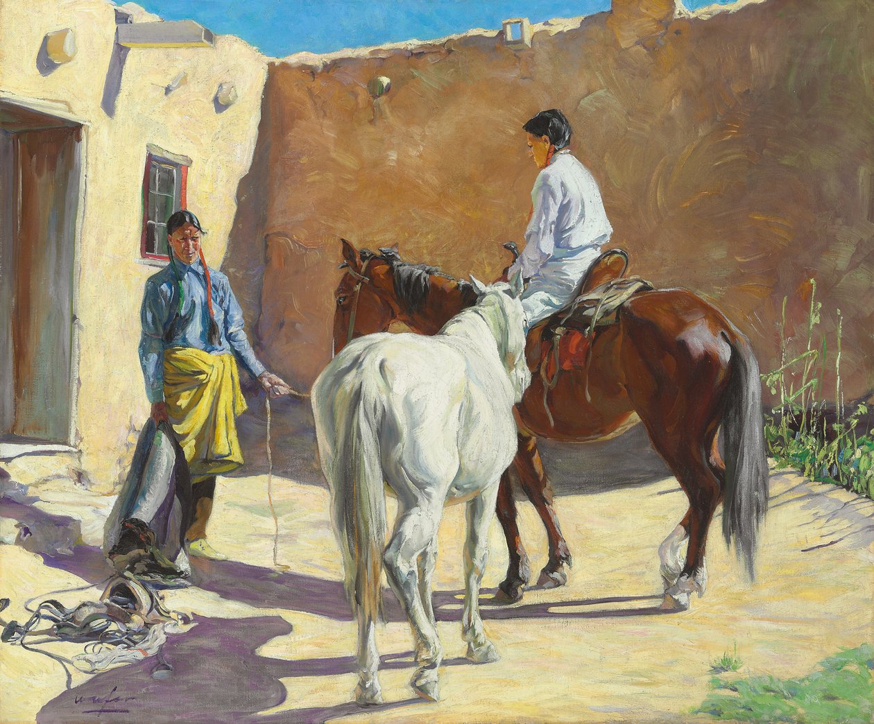 Preparando-se de Walter Ufer